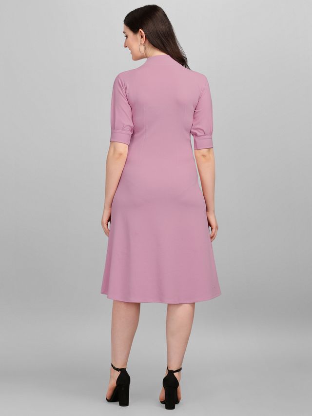 Women Purple A-Line dress