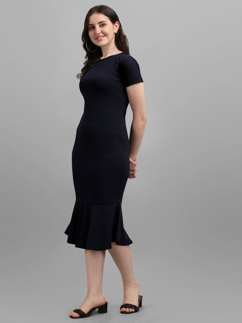 Women Blue Bodycon dress