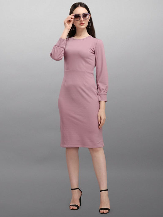 Women Purple Bodycon dress