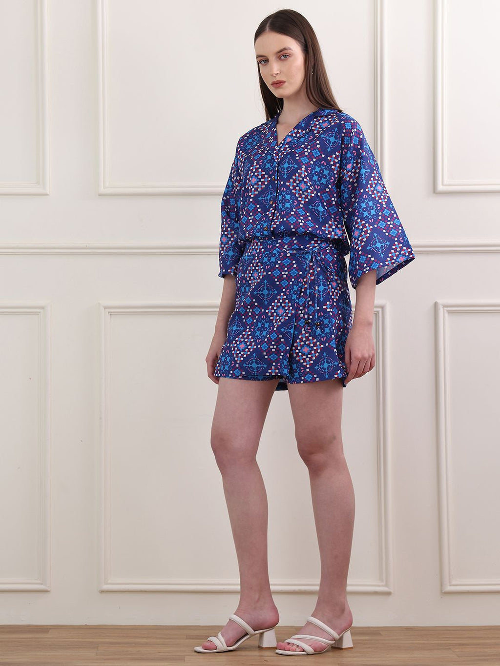 Obshivka   Blue Printed Co-Ords