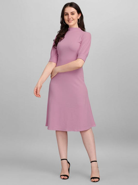 Women Purple A-Line dress