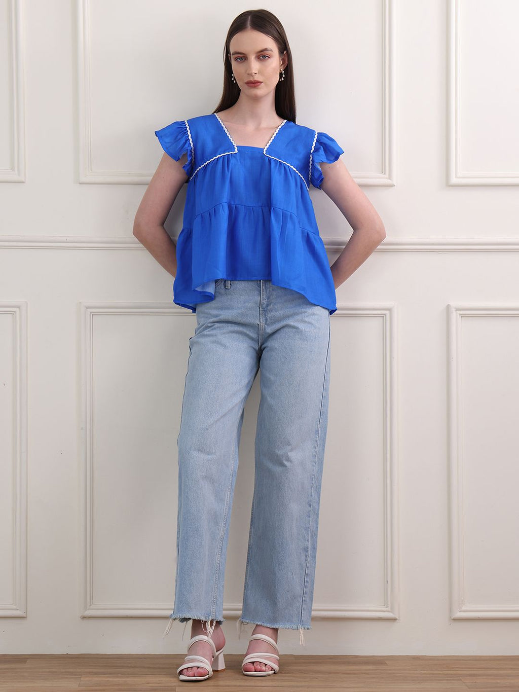 Obshivka  V Neck Solid Top