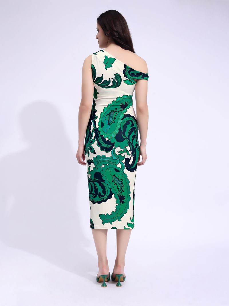 Women's Green Bodycon Maxi Sleeveless Dress