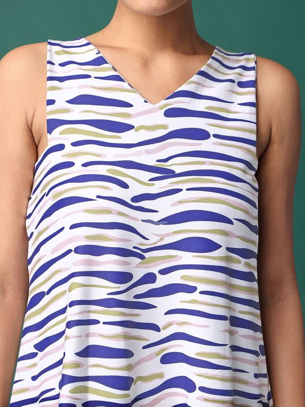 Women Off white A line Dress