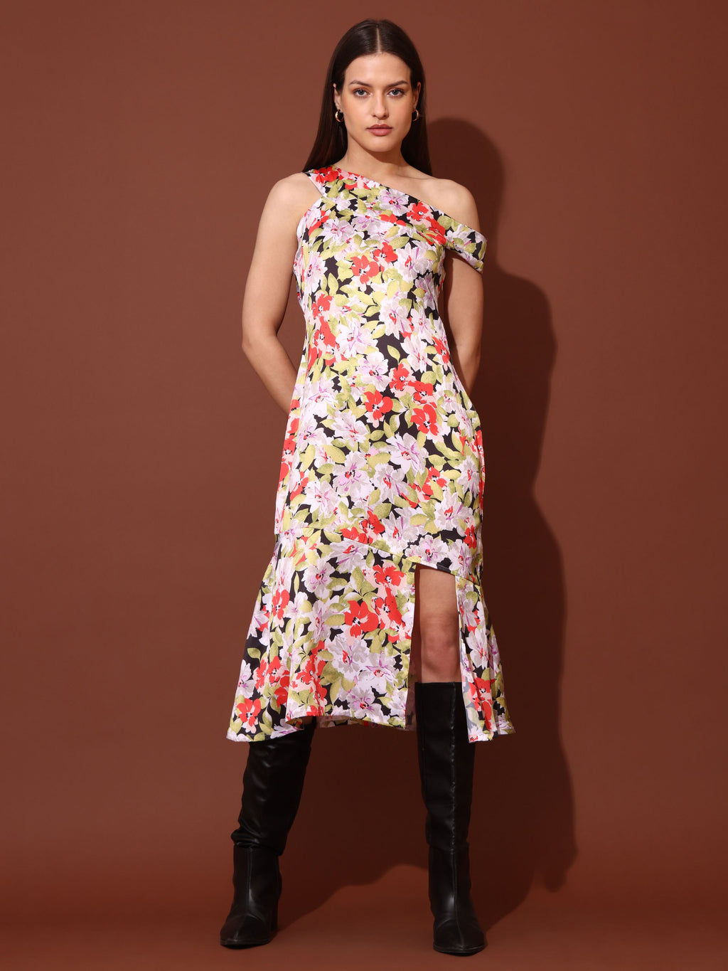 Women Asymmetric Below Multi Dress