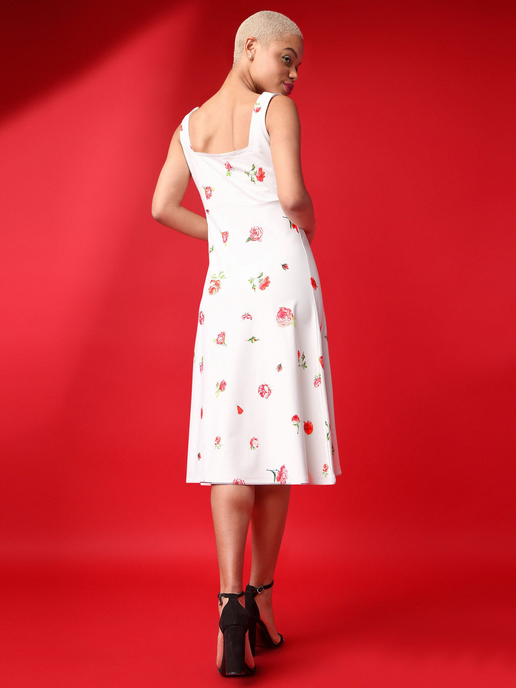 Women Off white Ruched Dress