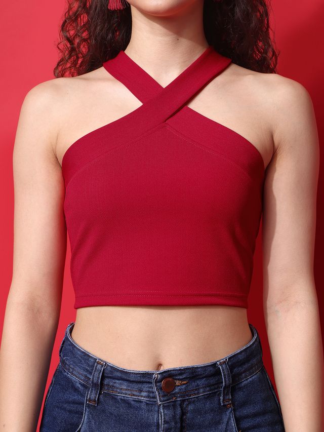 Women Chilli Fitted Top