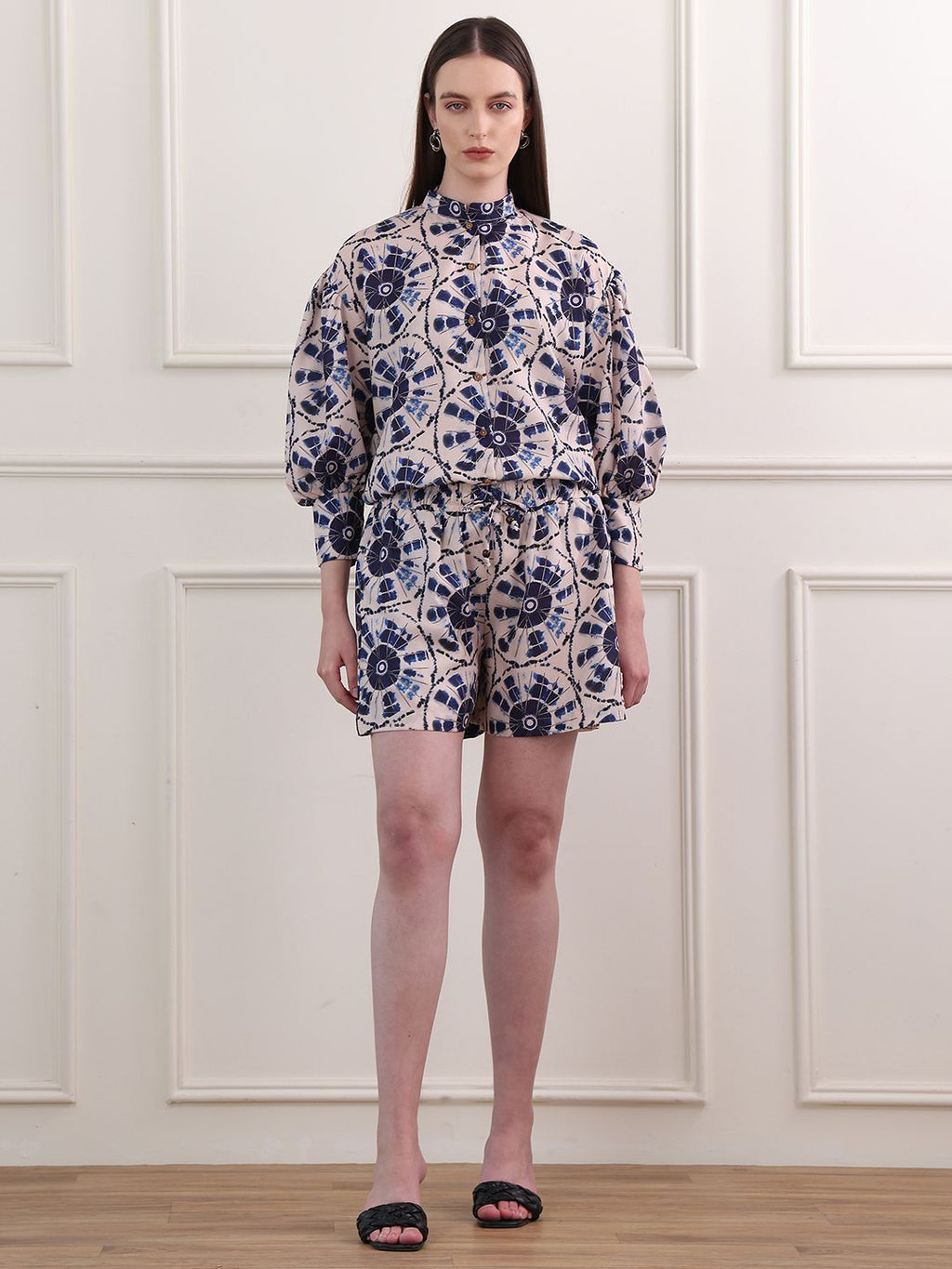 Obshivka   Blue  Printed Co-Ords