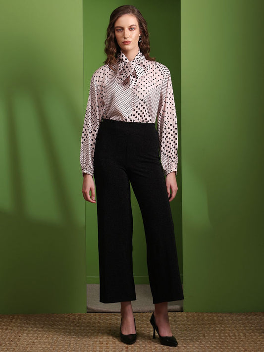 Obshivka  Printed Polka Dot Top