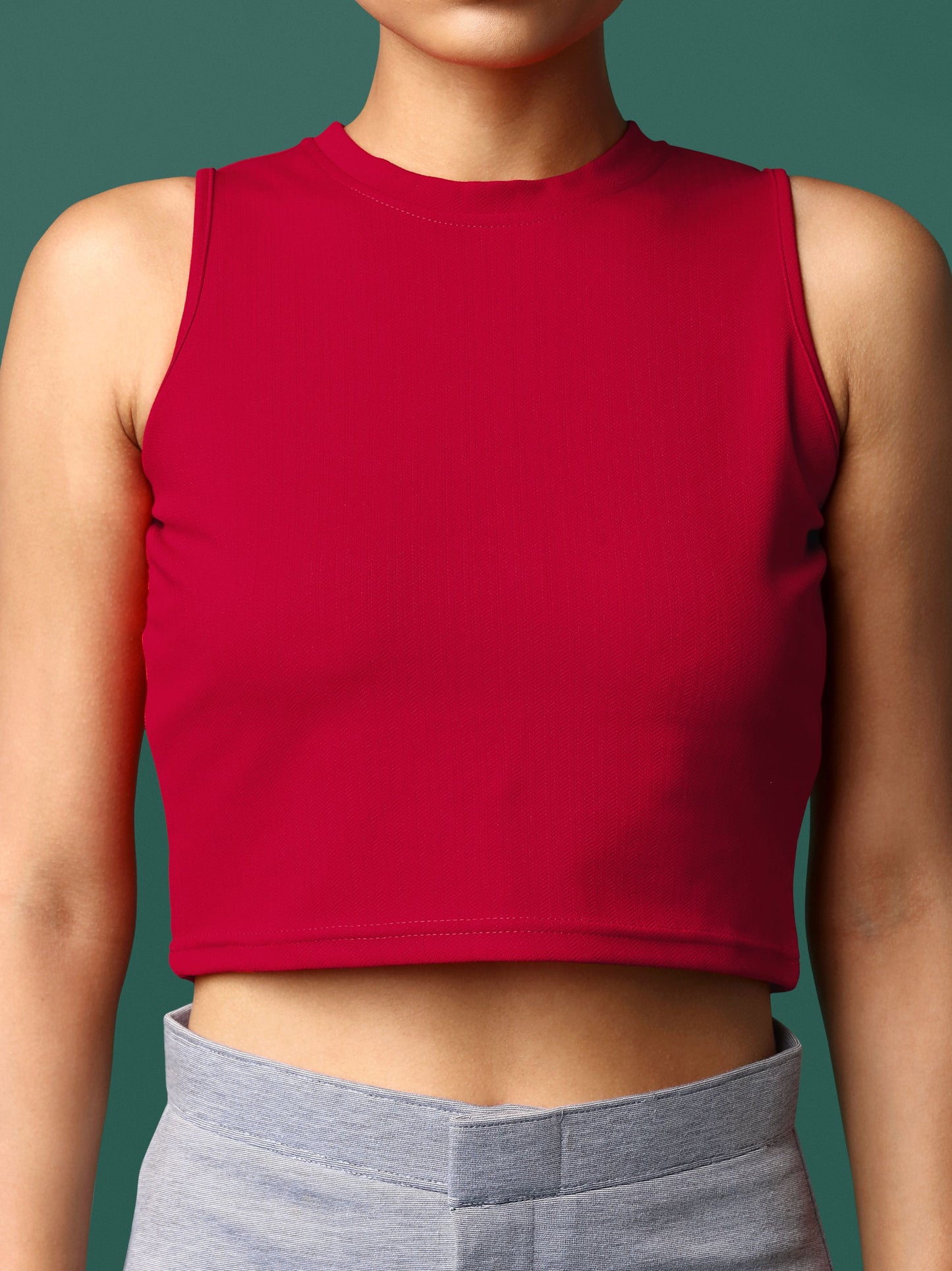 Women Red Tank Top