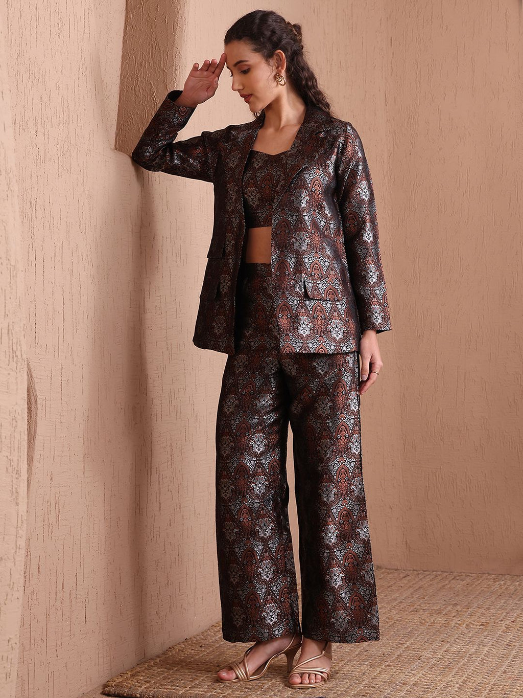 Obshivka Women’s Black Printed Co-Ords