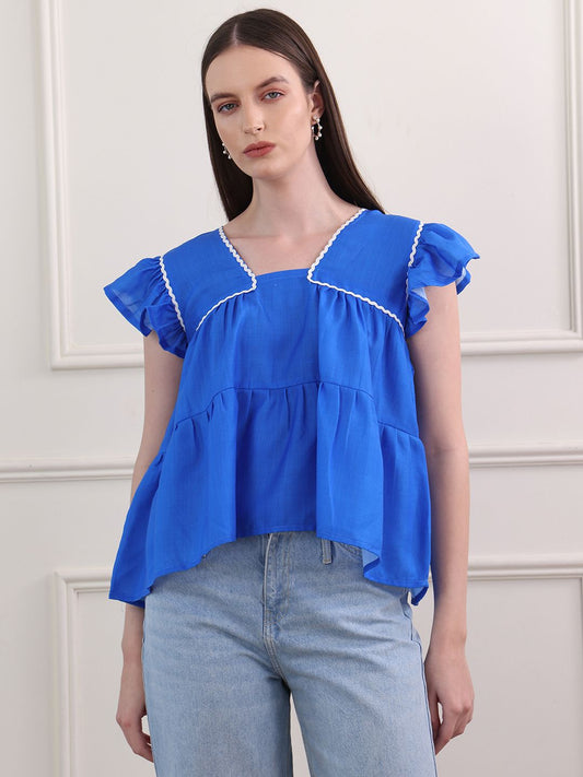 Obshivka  V Neck Solid Top