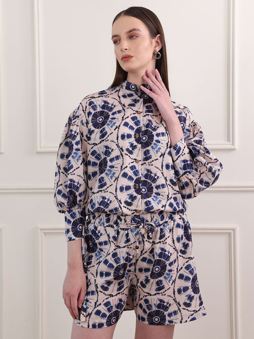 Obshivka   Blue  Printed Co-Ords