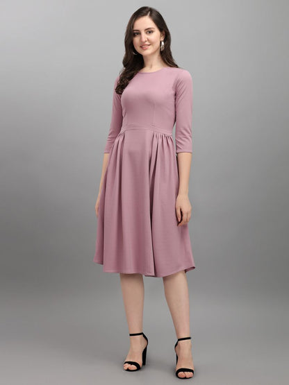Women Purple A-Line dress