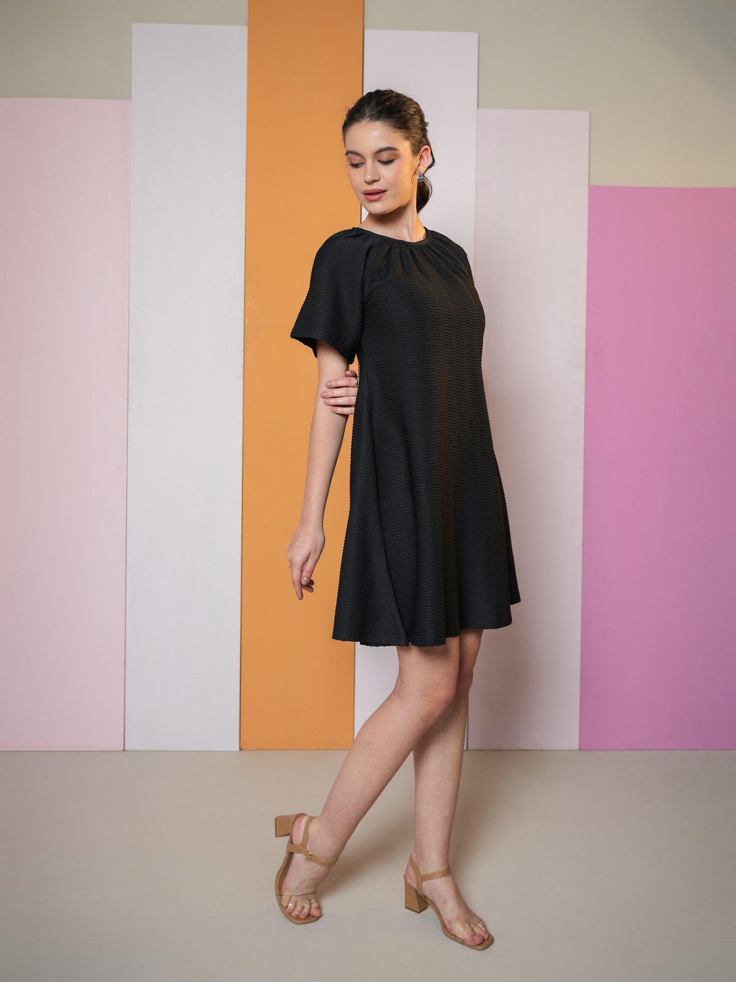 Women A Line Mini Length Dress