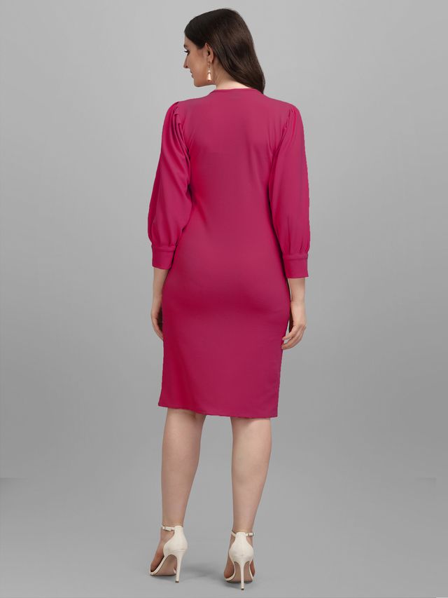 Women Pink Bodycon dress