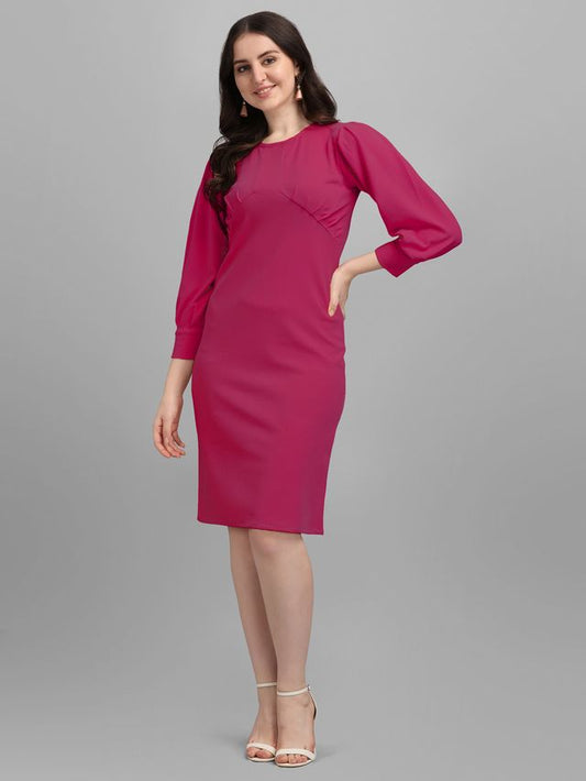 Women Pink Bodycon dress