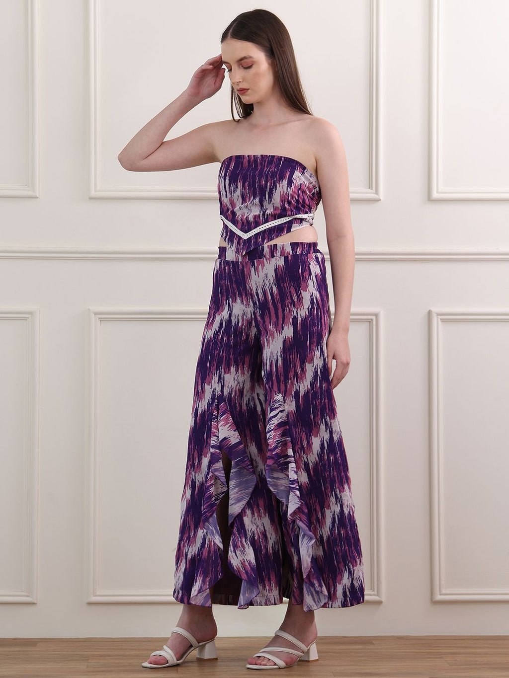 Obshivka   Purple Printed Co-Ords