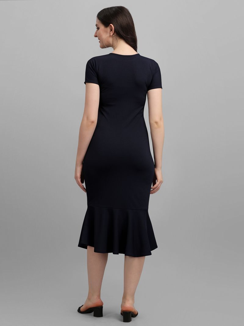 Women Blue Bodycon dress