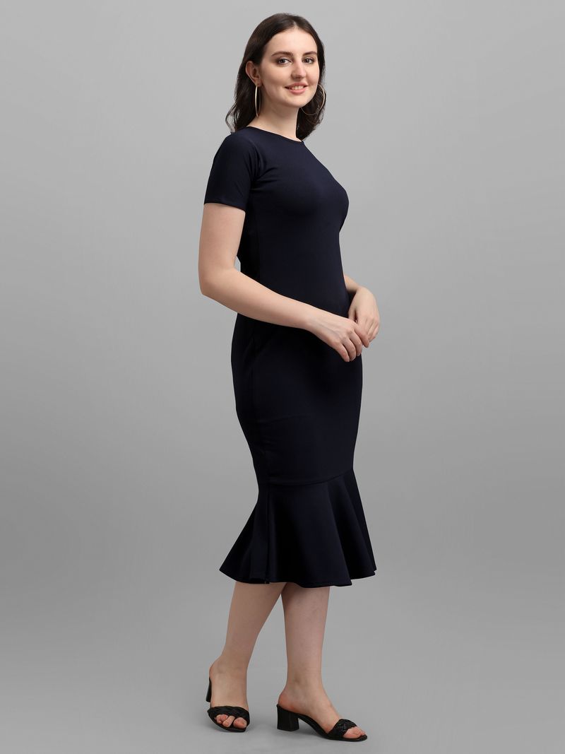 Women Blue Bodycon dress