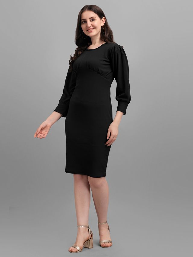 Women Black Bodycon dress