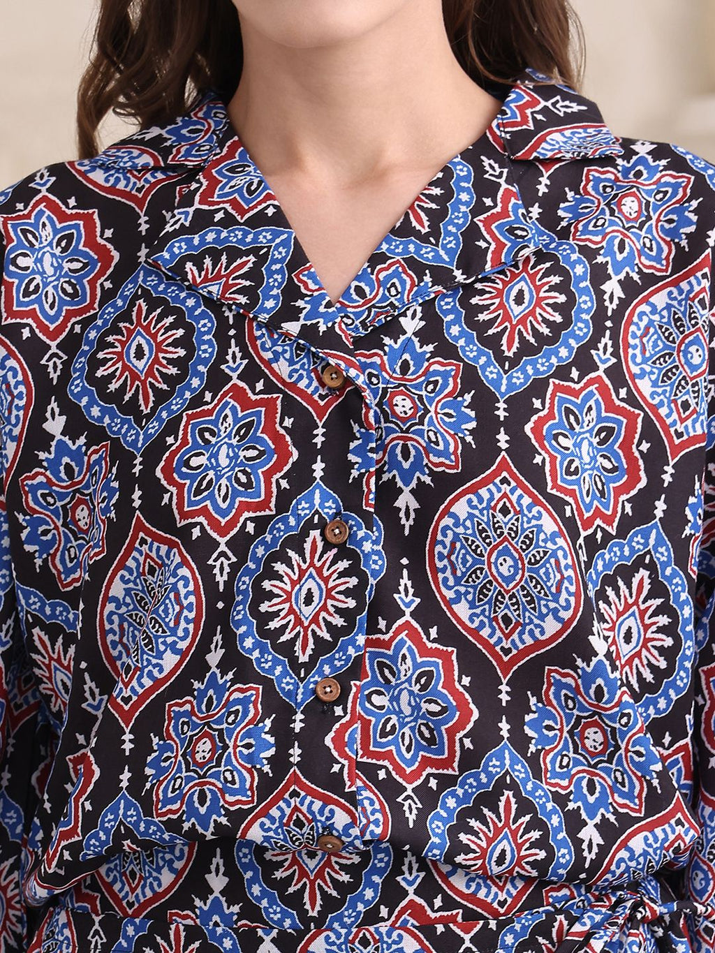 Obshivka   Black Printed Co-Ords