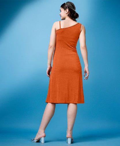 Women Carrot A-line / Ruched dress