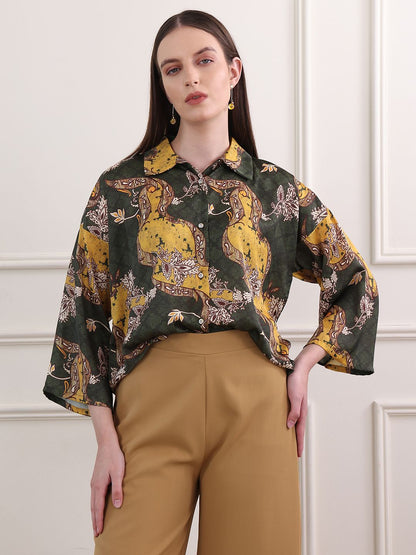 Obshivka  Printed Abstract Top