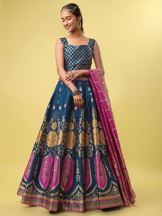 Elegant Jacquard Ram Lehenga Choli