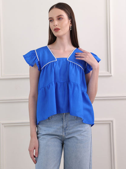 Obshivka  V Neck Solid Top