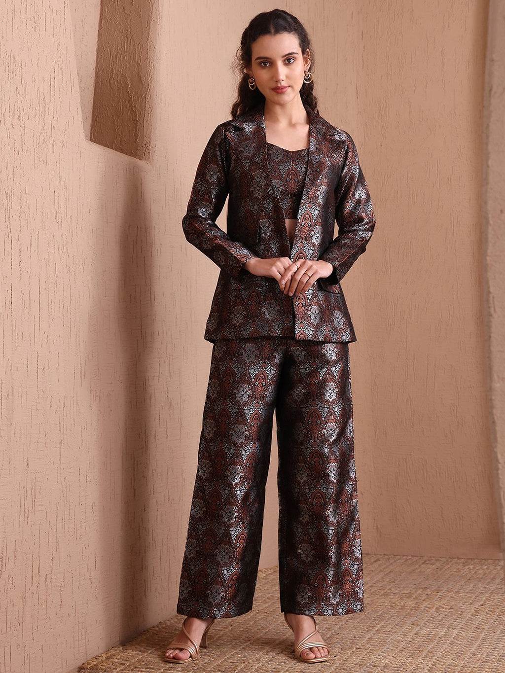 Obshivka Women’s Black Printed Co-Ords