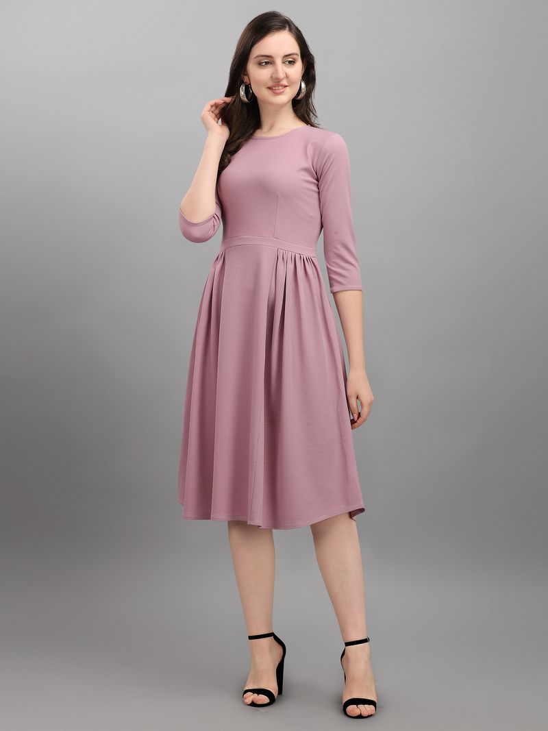 Women Purple A-Line dress