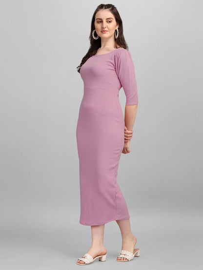 Women Purple Bodycon dress