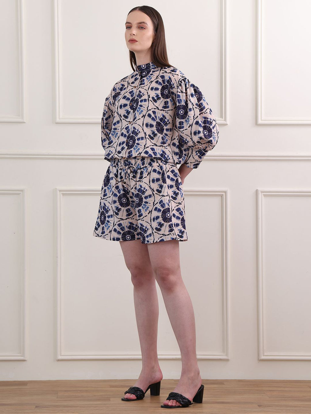 Obshivka   Blue  Printed Co-Ords