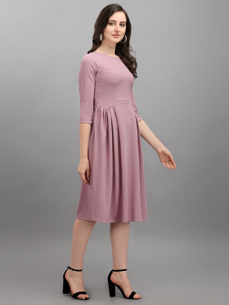 Women Purple A-Line dress