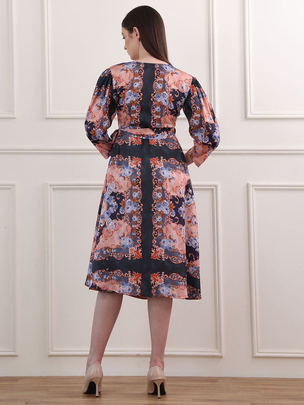 Obshivka  Printed Wrap Dress