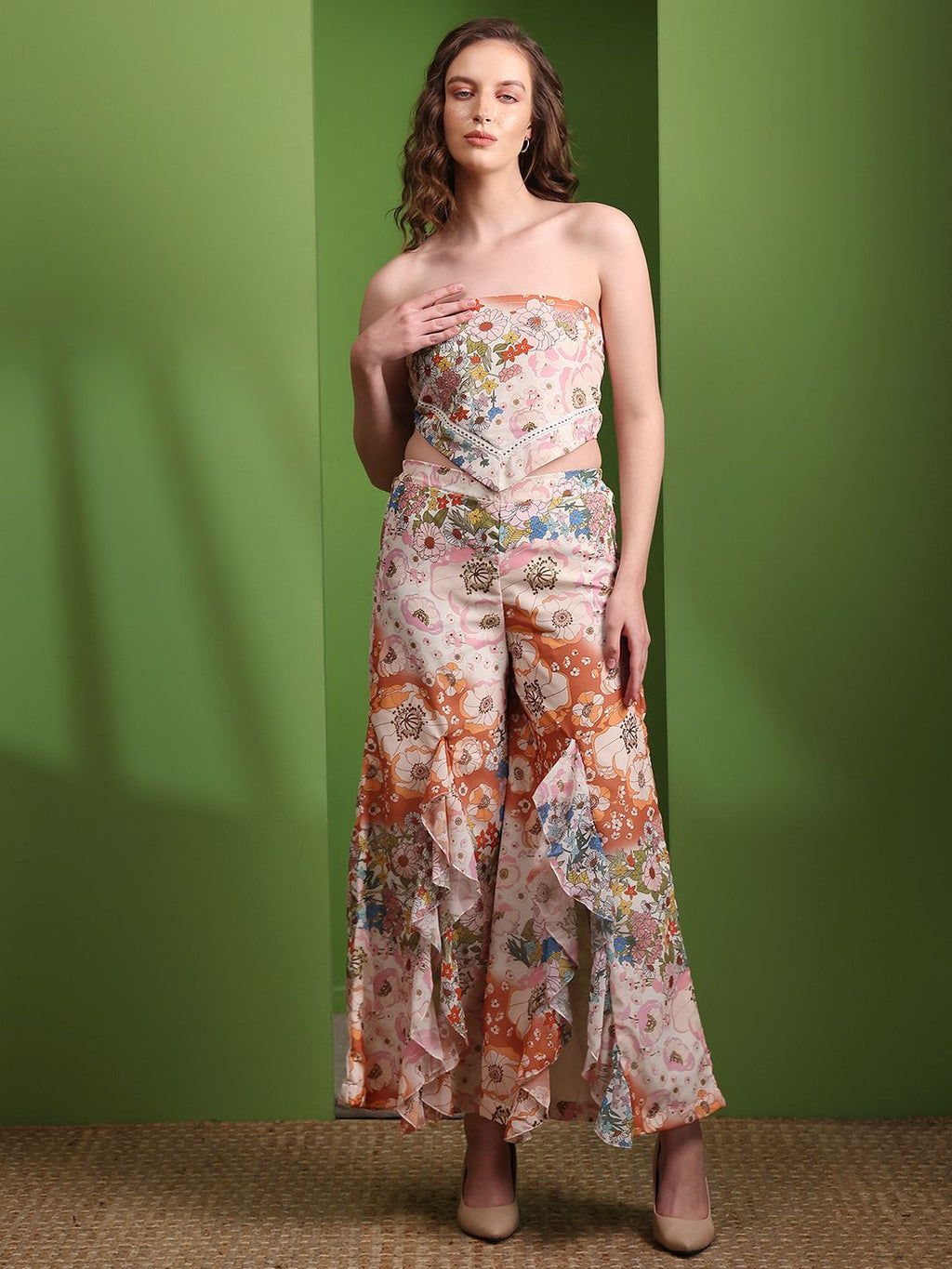 Obshivka   Off White Printed Co-Ords