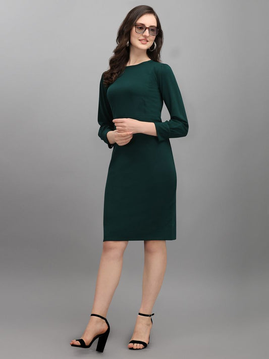 Women Green Bodycon dress