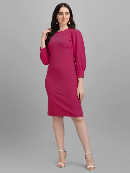 Women Pink Bodycon dress