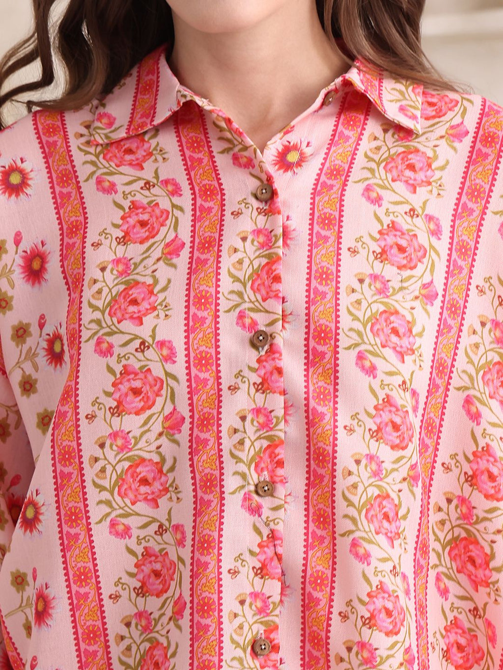 Obshivka   Pink Printed Co-Ords