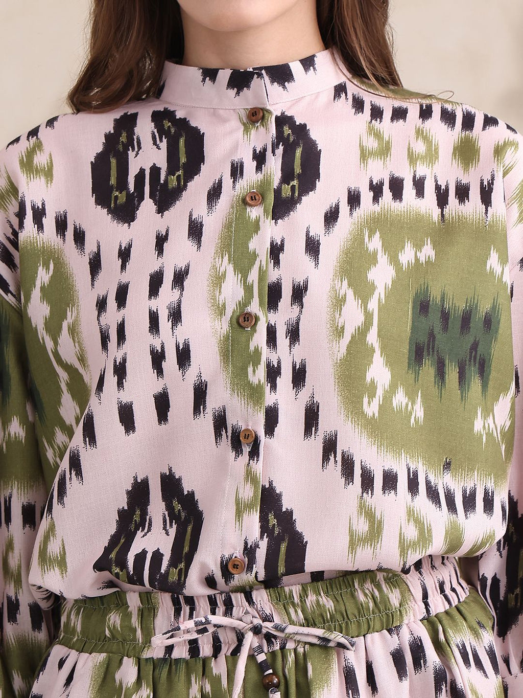 Obshivka   Beige Printed Co-Ords