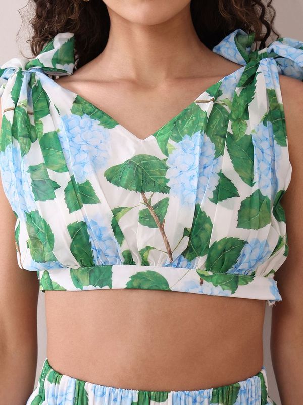 Women's Purple Sleeveless V-Neck Top & Skirt Sets