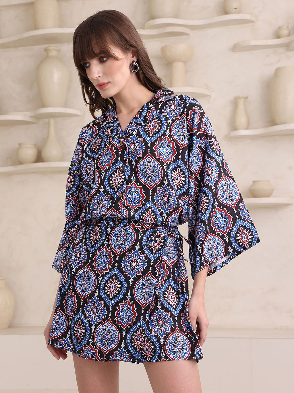 Obshivka   Black Printed Co-Ords