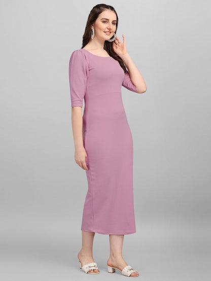 Women Purple Bodycon dress