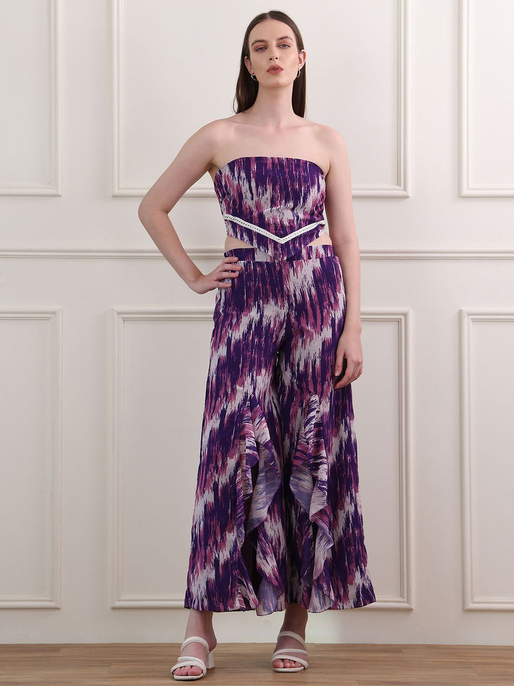 Obshivka   Purple Printed Co-Ords