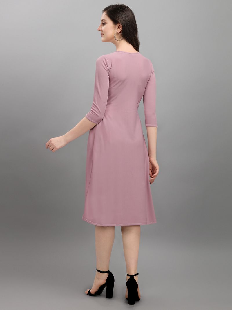 Women Purple A-Line dress