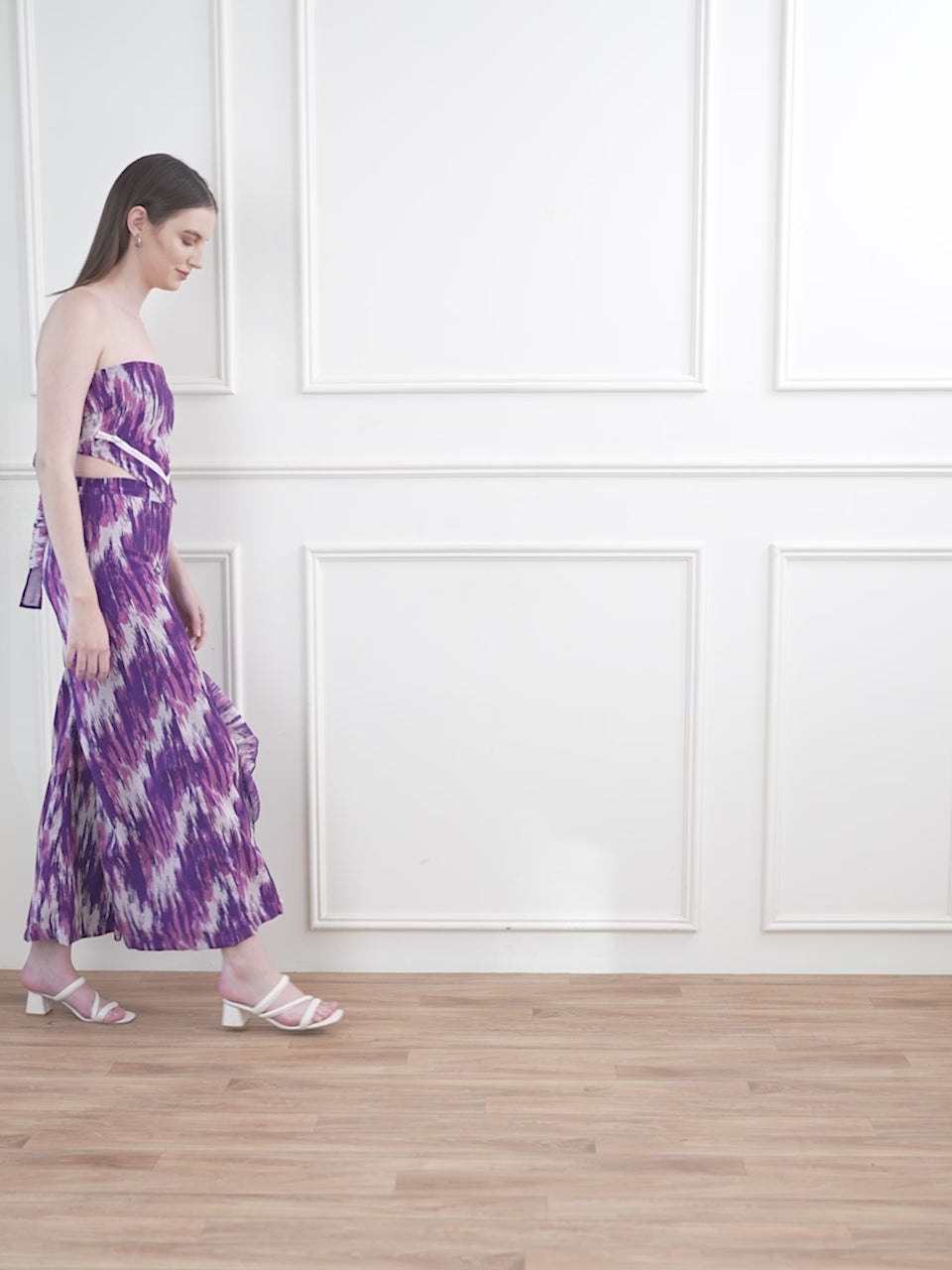 Obshivka   Purple Printed Co-Ords