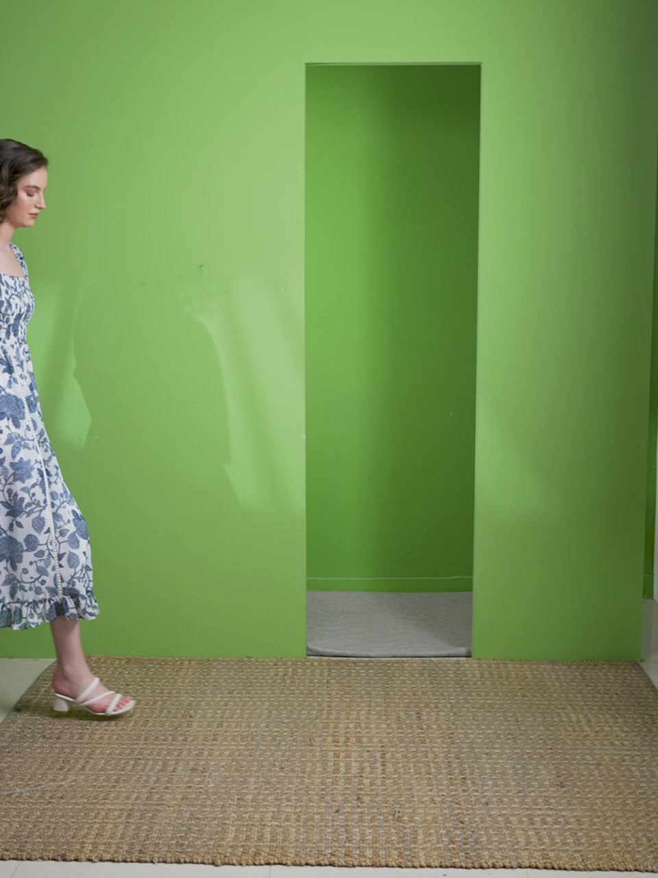 Obshivka  Printed Fit and Flare Dress