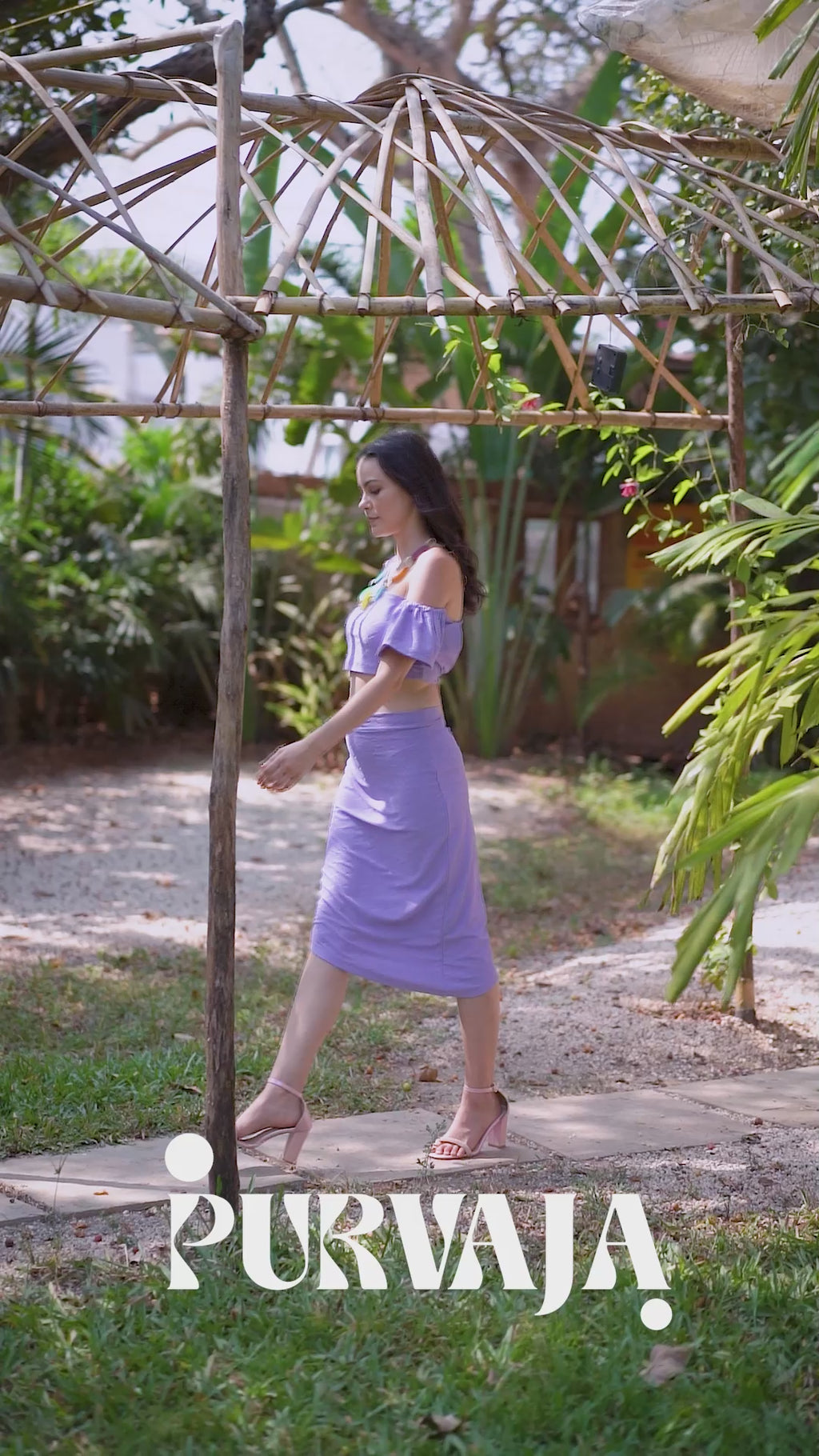 Women Lilac Bodycon Co-ords